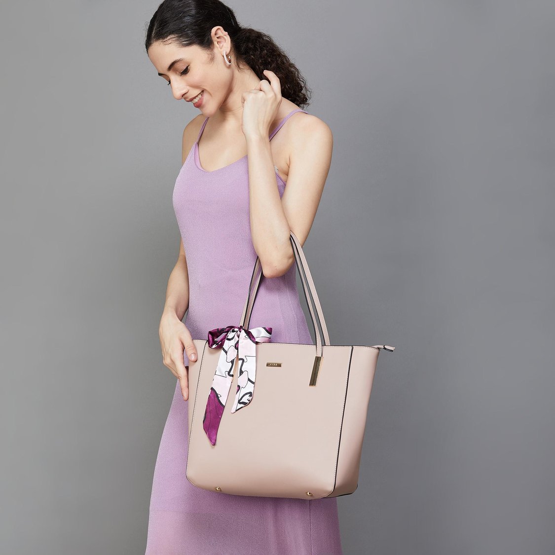 CODE Women Solid Zip-Closure Shoulder Bag