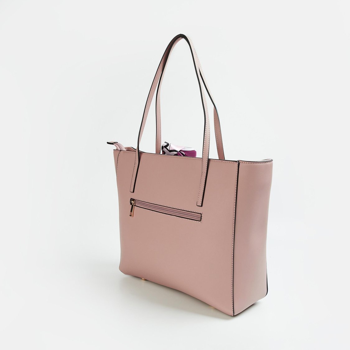 CODE Women Solid Zip-Closure Shoulder Bag