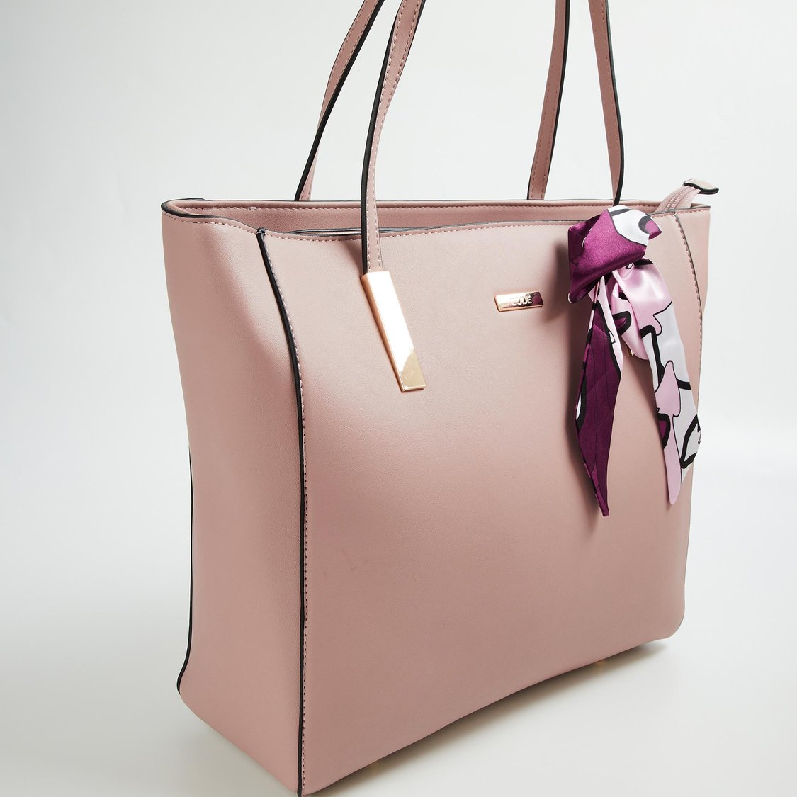 CODE Women Solid Zip-Closure Shoulder Bag