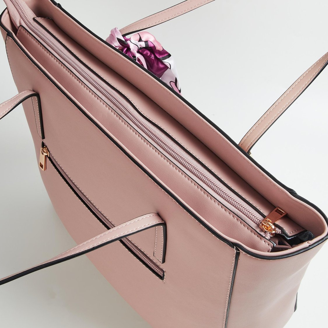 CODE Women Solid Zip-Closure Shoulder Bag