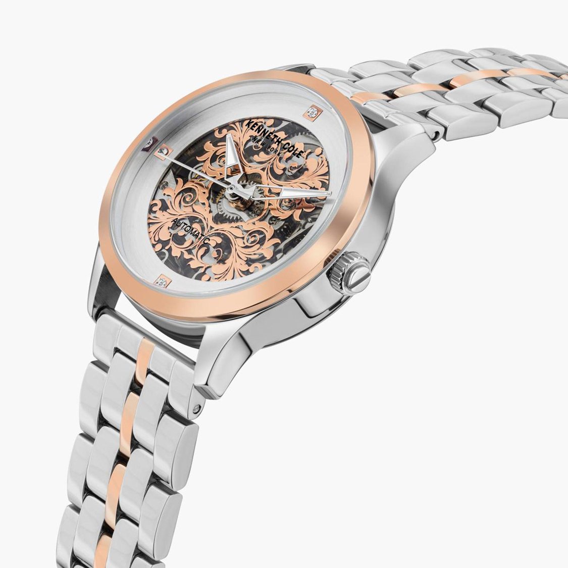 Buy KENNETH COLE Women Skeleton Automatic Watch NEKCWLL2105402LD