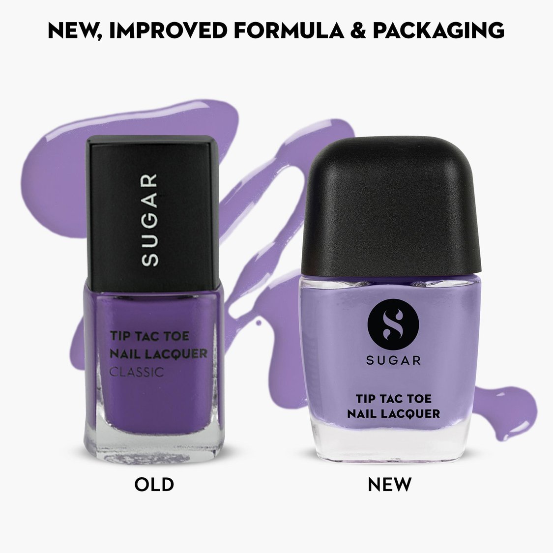SUGAR Cosmetics Tip Tac Toe Nail Lacquer - 04 Purple Passion - 9ml