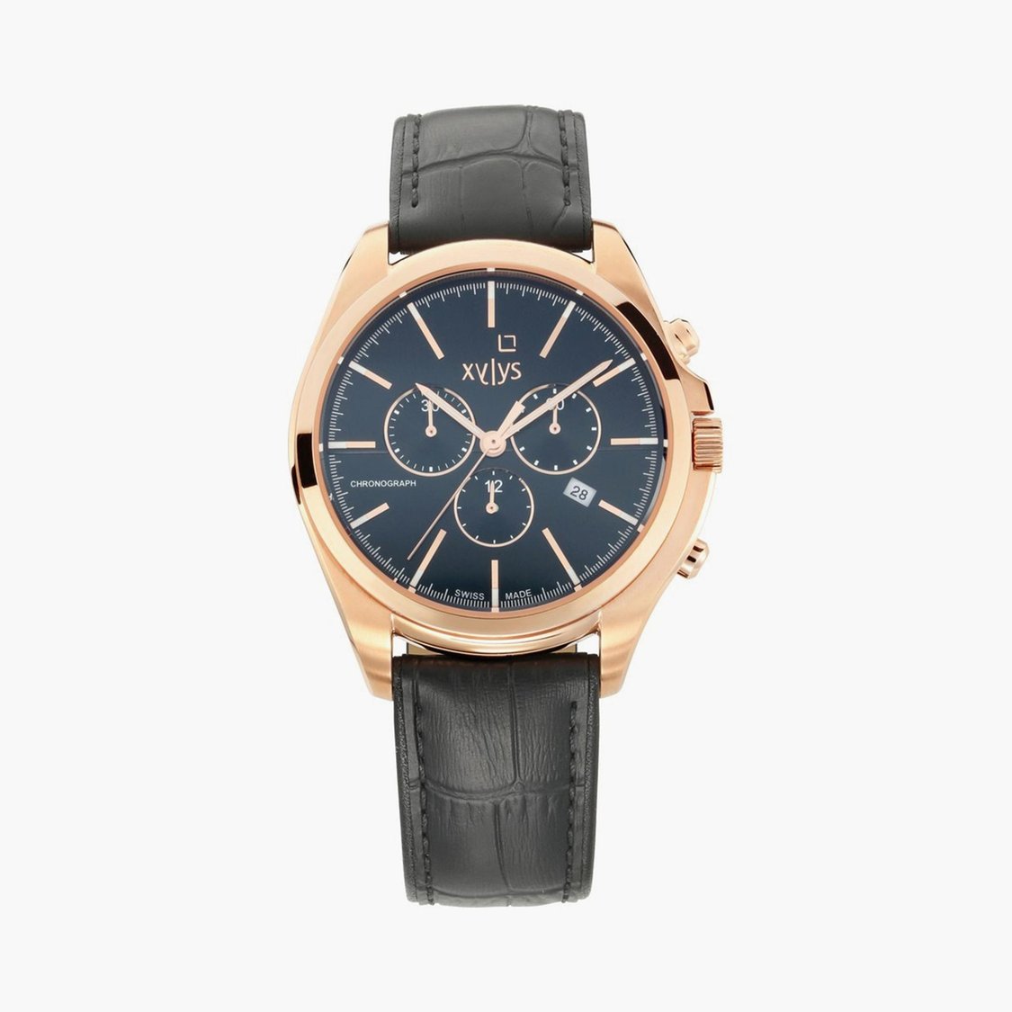 Buy XYLYS Men Chronograph Watch with Leather Strap NR40026WL01 from Xylys at just INR 37500.0