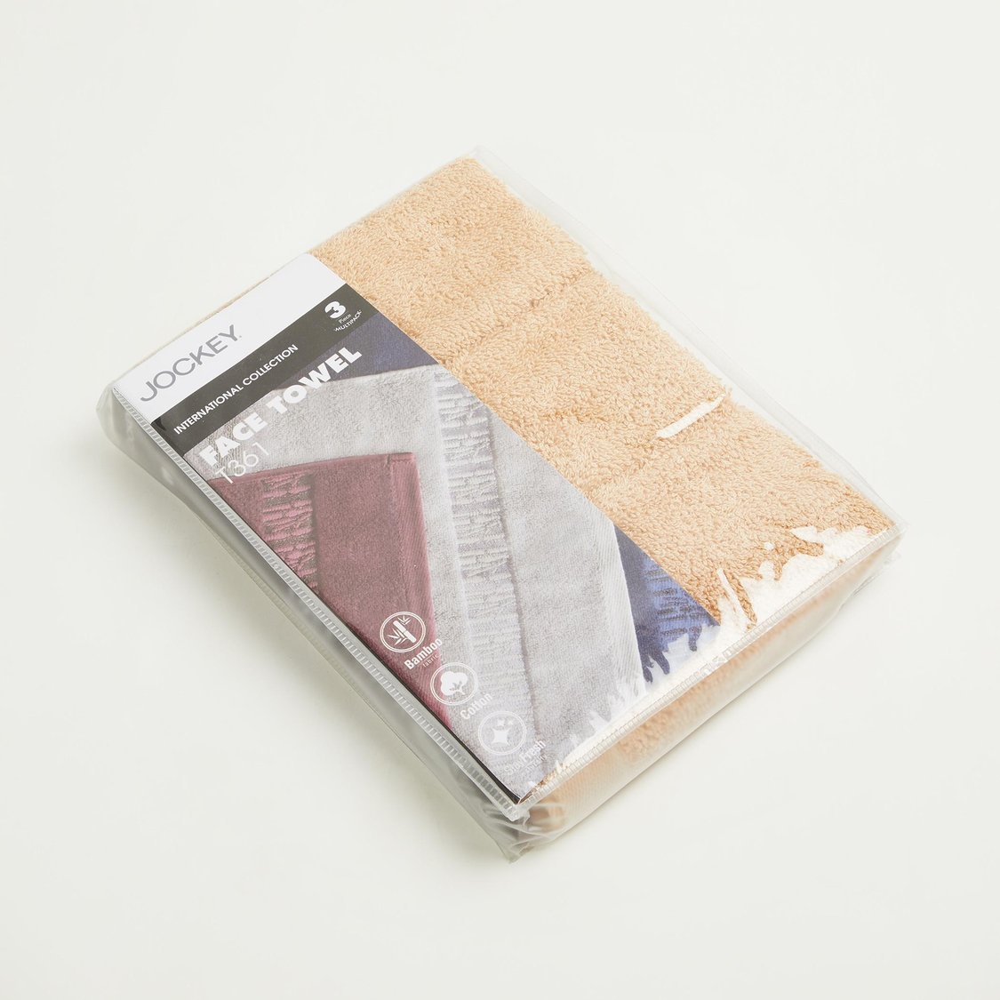 JOCKEY Boys Solid Face Towel - Pack of 3