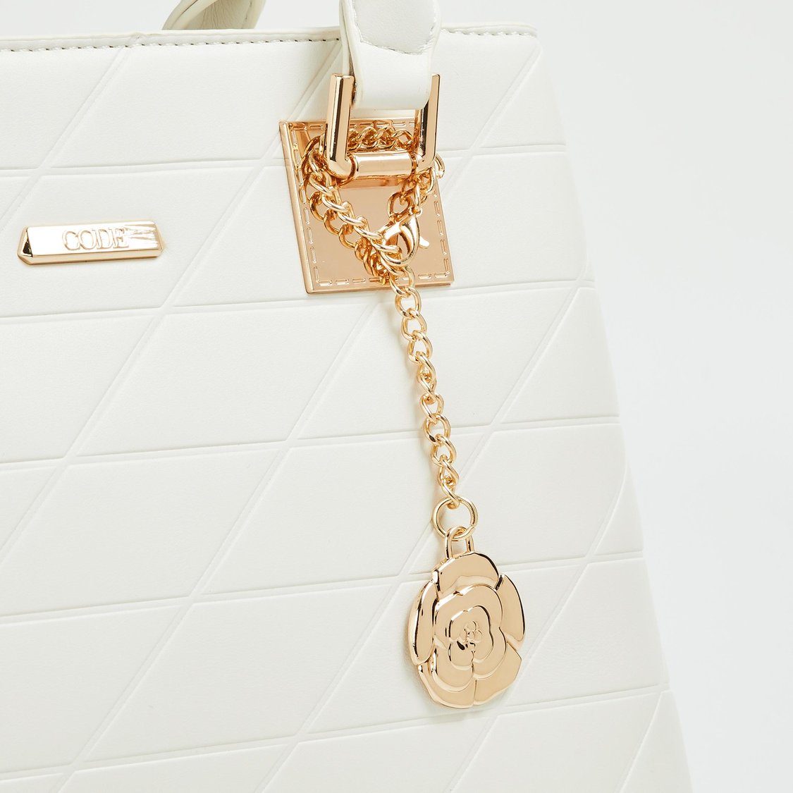 CODE Women Geometric Pattern Handheld Bag