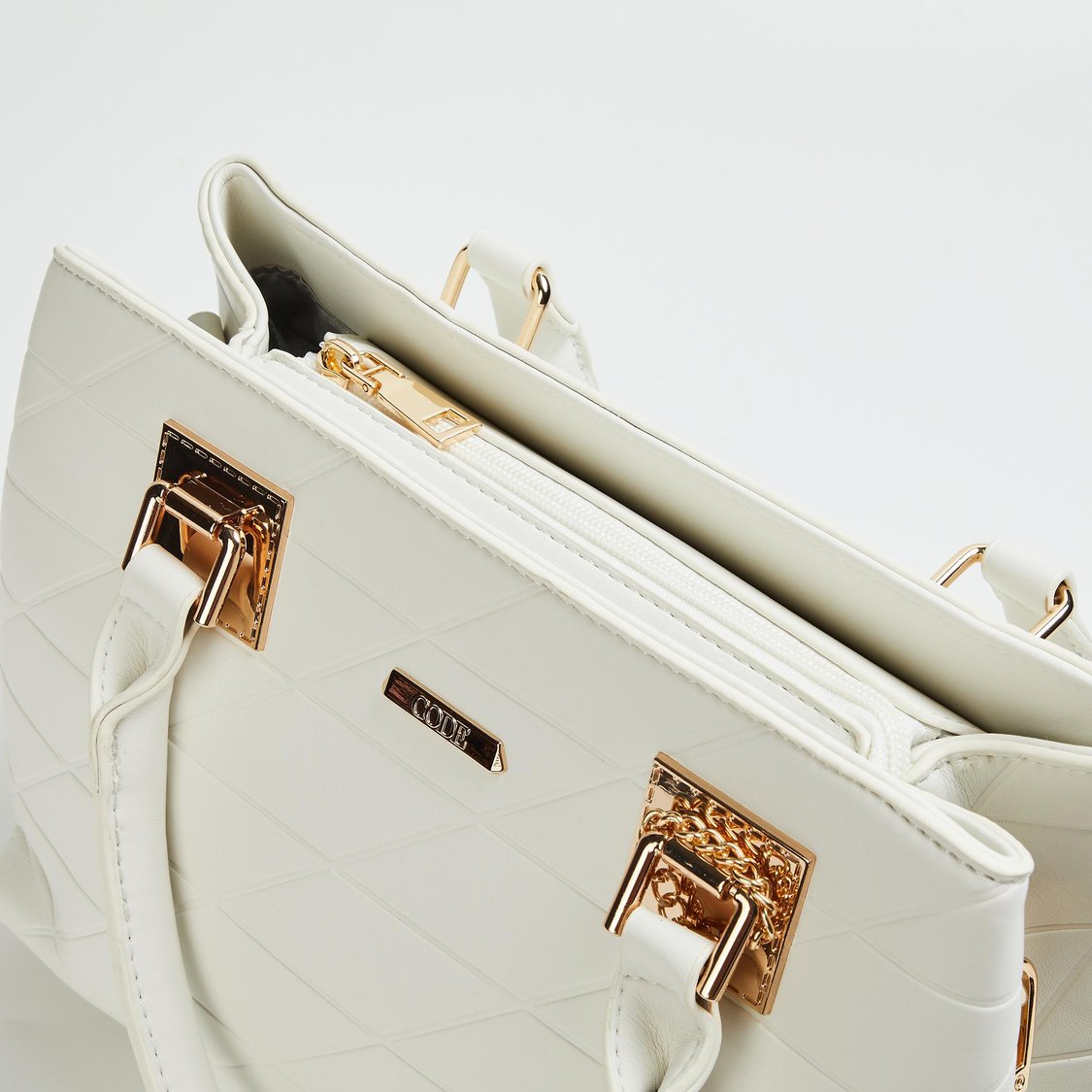 CODE Women Geometric Pattern Handheld Bag