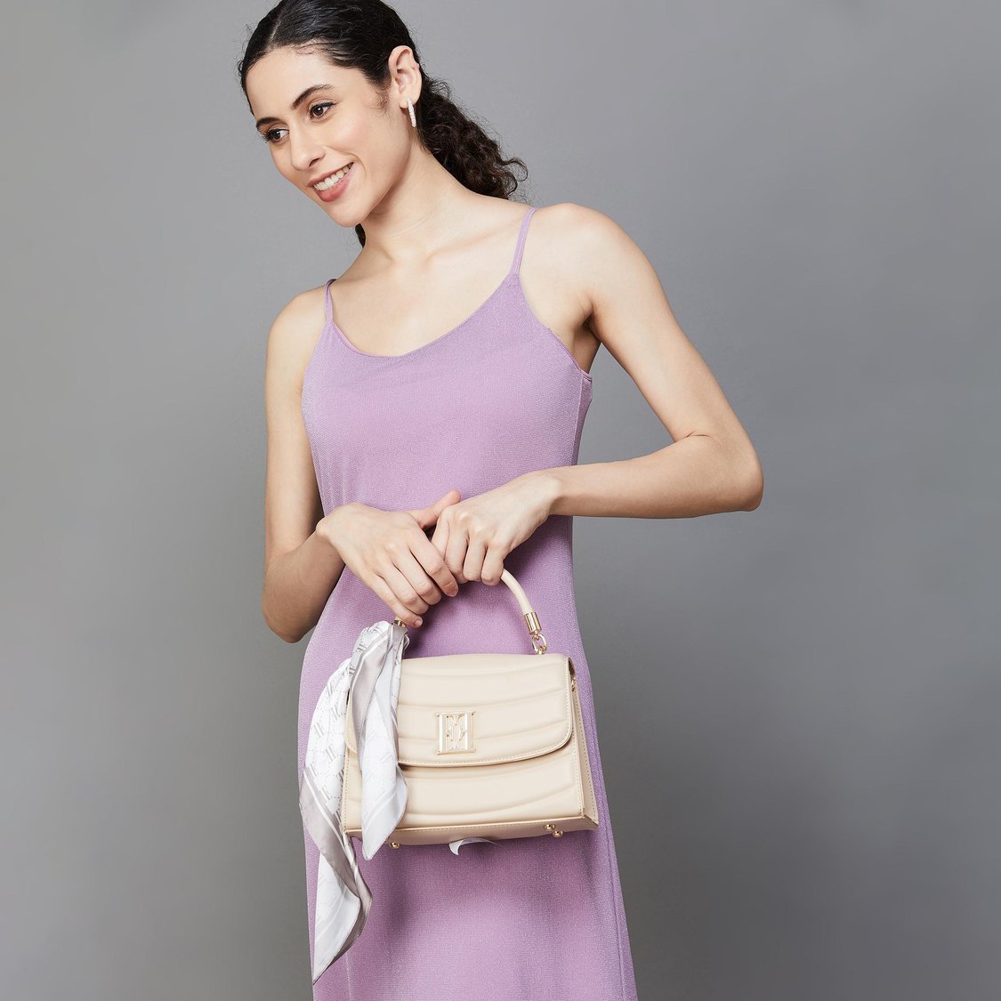 ELLE Women Solid Handheld Bag