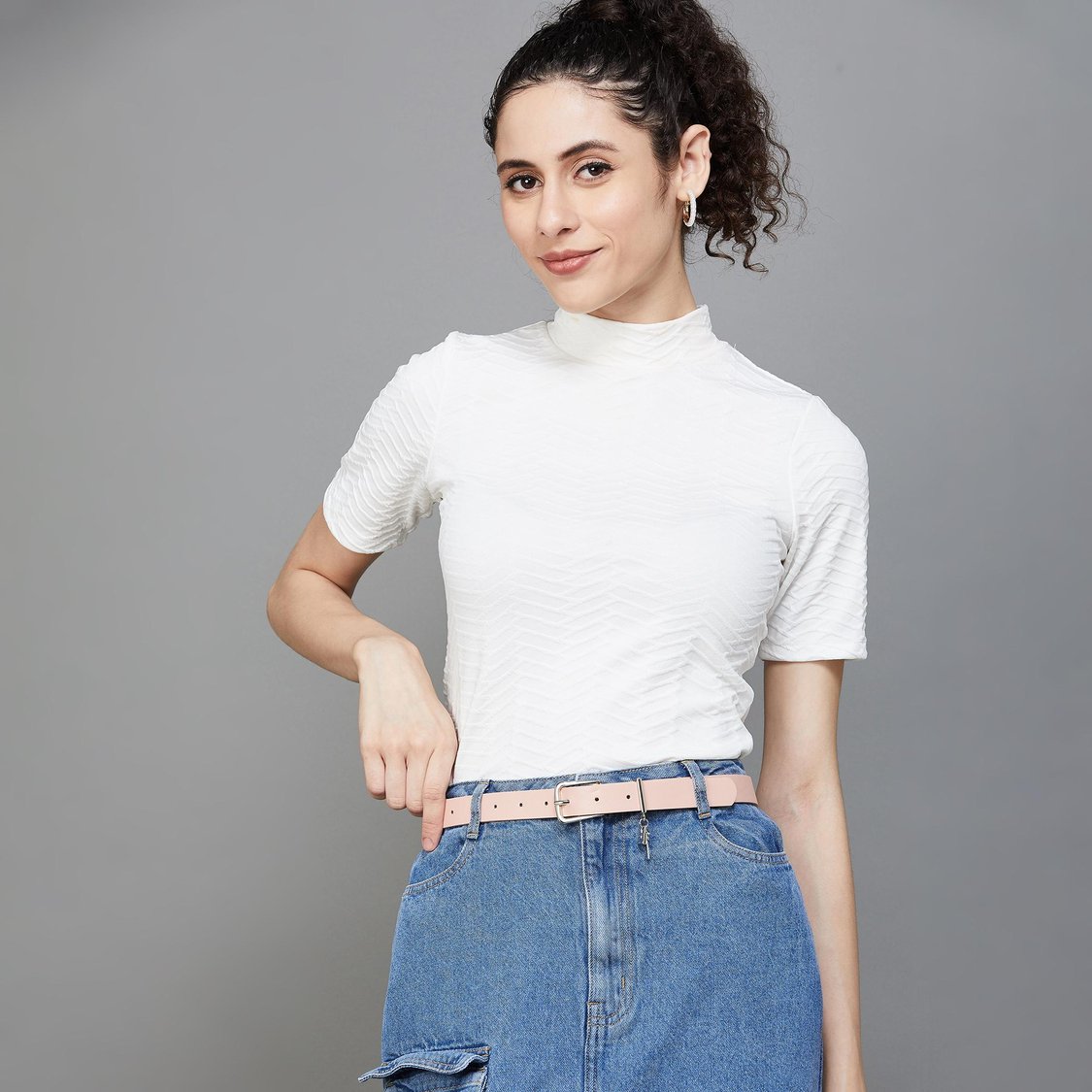 GINGER Women Textured Belt