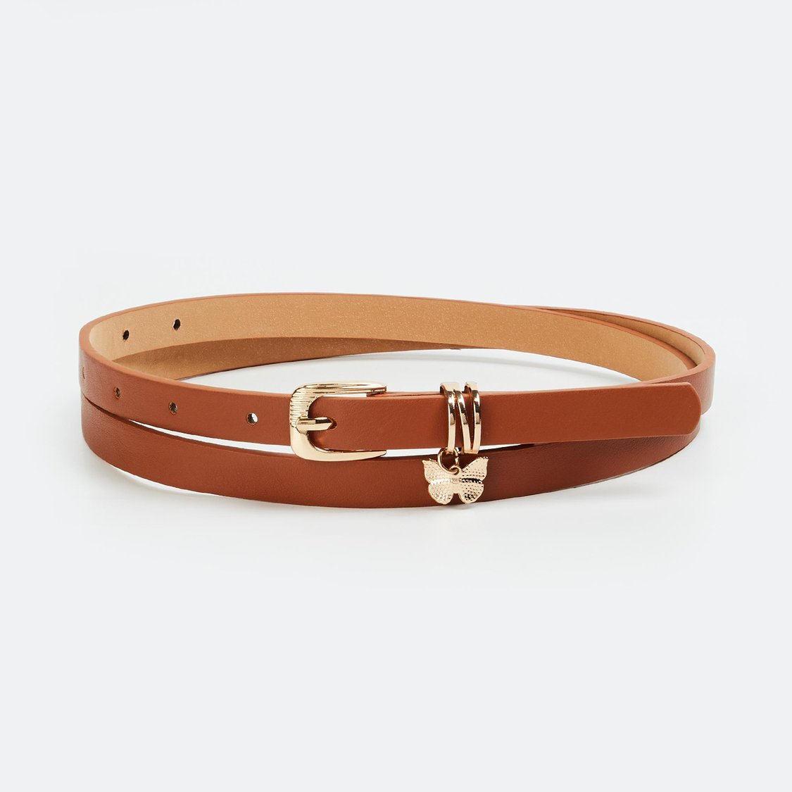 GINGER Women Butterfly Charm Belt