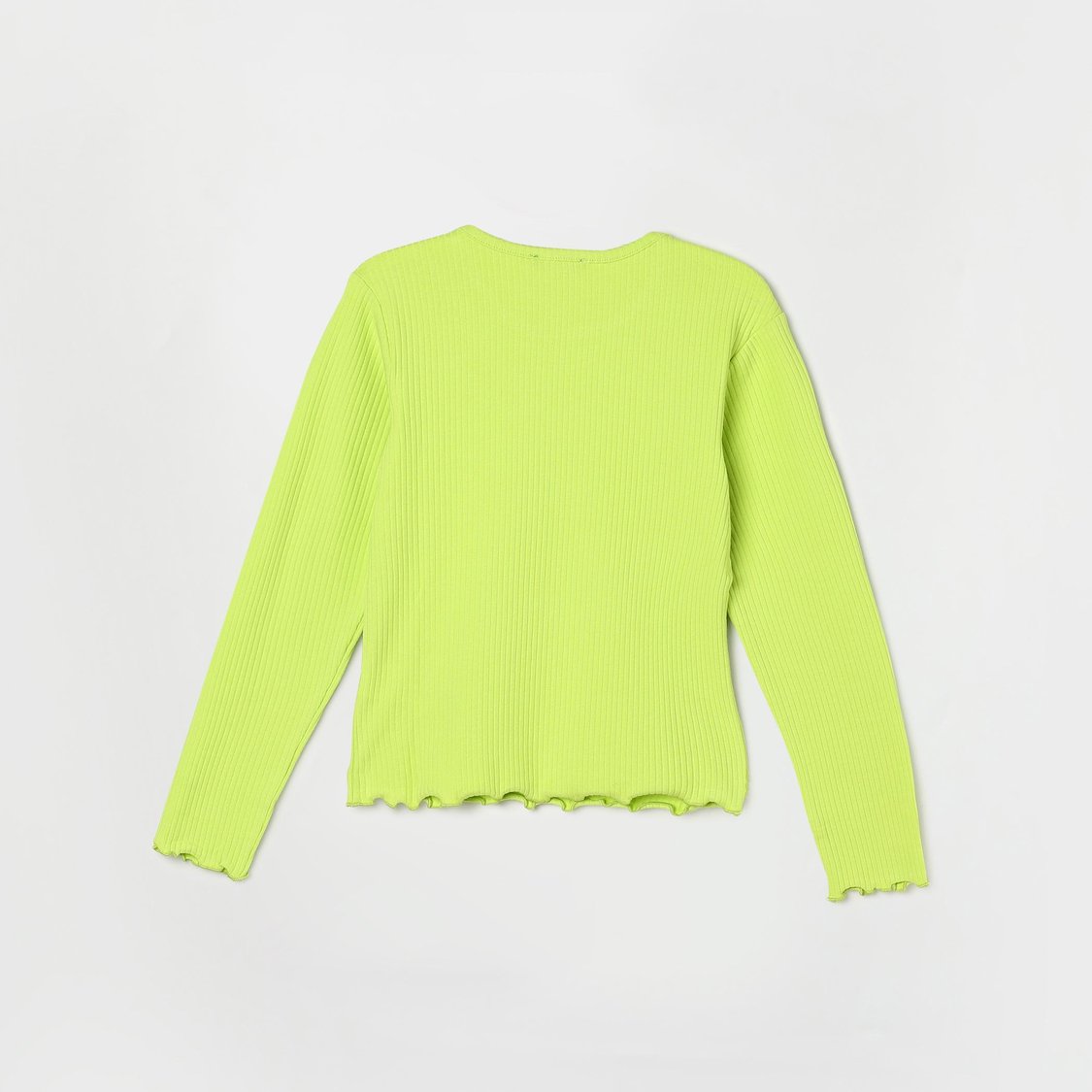 UNITED COLORS OF BENETTON Girls Ribbed Cut-Out Top