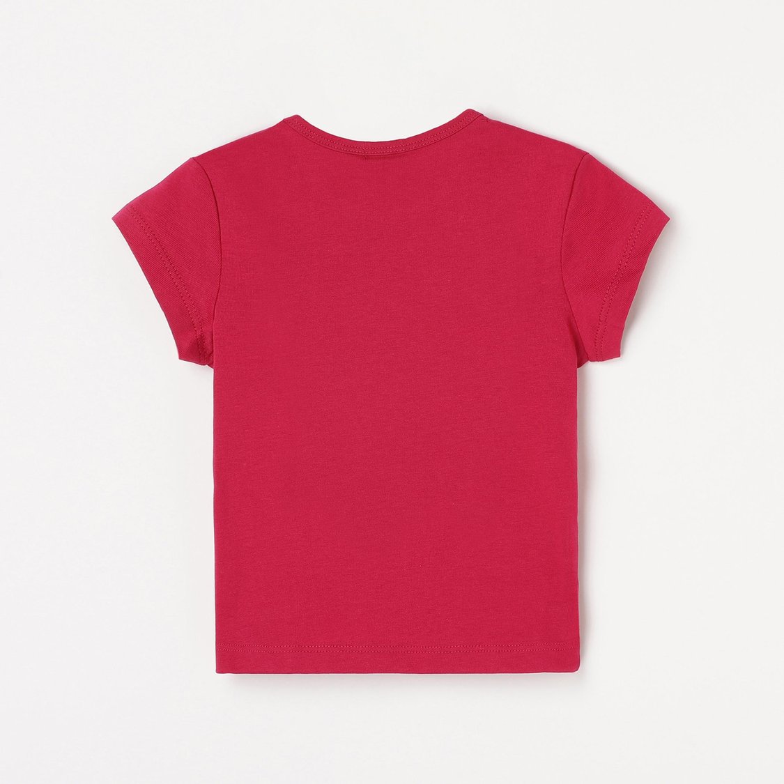 UNITED COLORS OF BENETTON Girls Printed Round Neck T-shirt