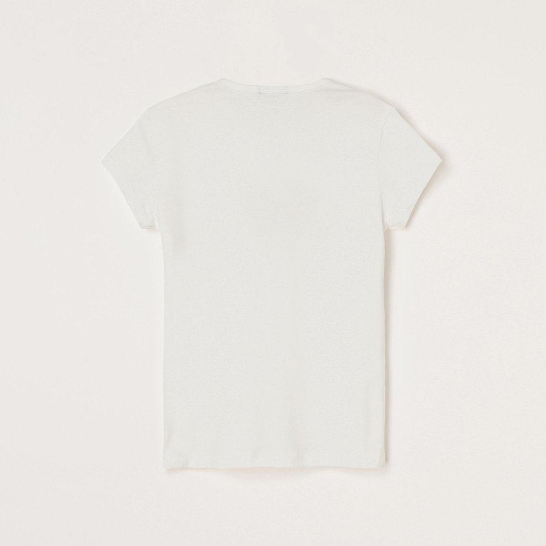 UNITED COLORS OF BENETTON Girls Printed Round Neck T-shirt