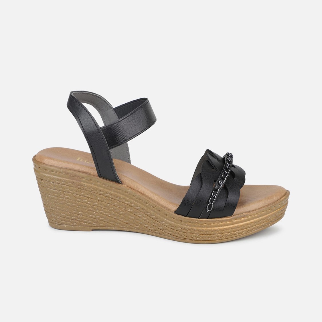 INC.5 Women Chain Embellished Wedges