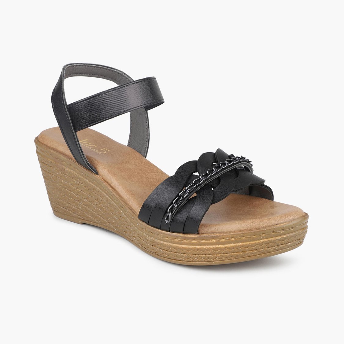 INC.5 Women Chain Embellished Wedges