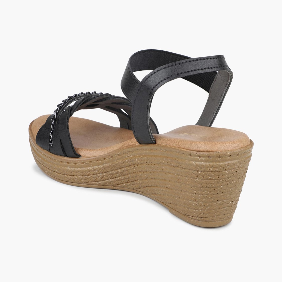 INC.5 Women Chain Embellished Wedges