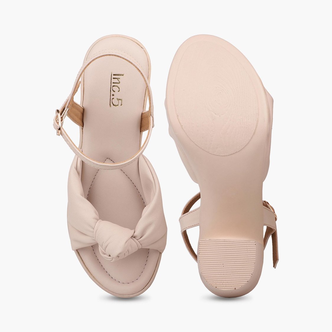 INC.5 Women Solid Block Heel Sandals