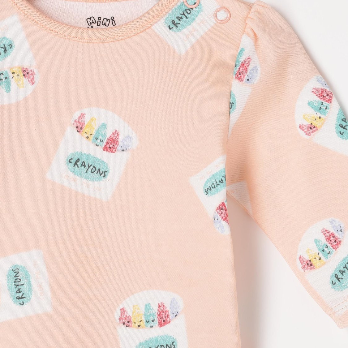 FS MINI KLUB Girls Printed Round Neck Bodysuit - Pack of 3