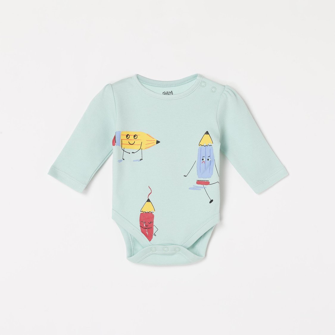 FS MINI KLUB Girls Printed Round Neck Bodysuit - Pack of 3