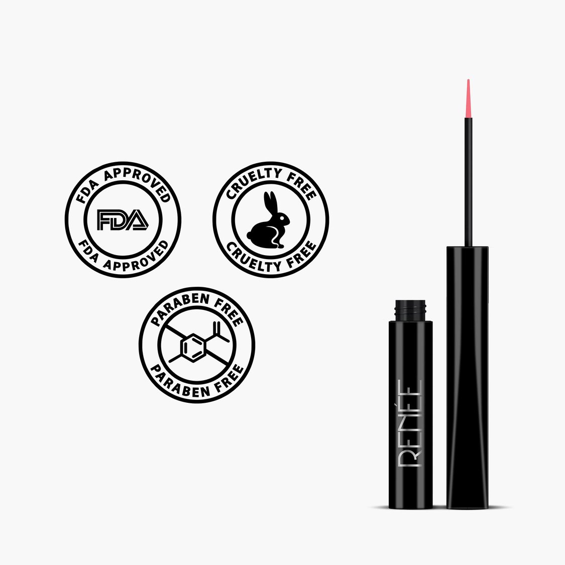 RENEE Extreme Stay Liquid Eyeliner - Max Pink - 4.5ml