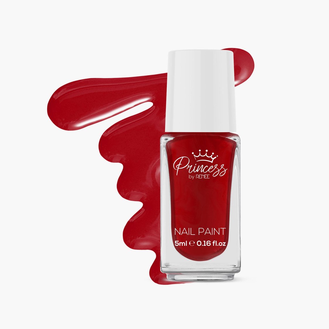 Princess by RENEE Bubbles Nail Paint - Red Riddle - 5ml