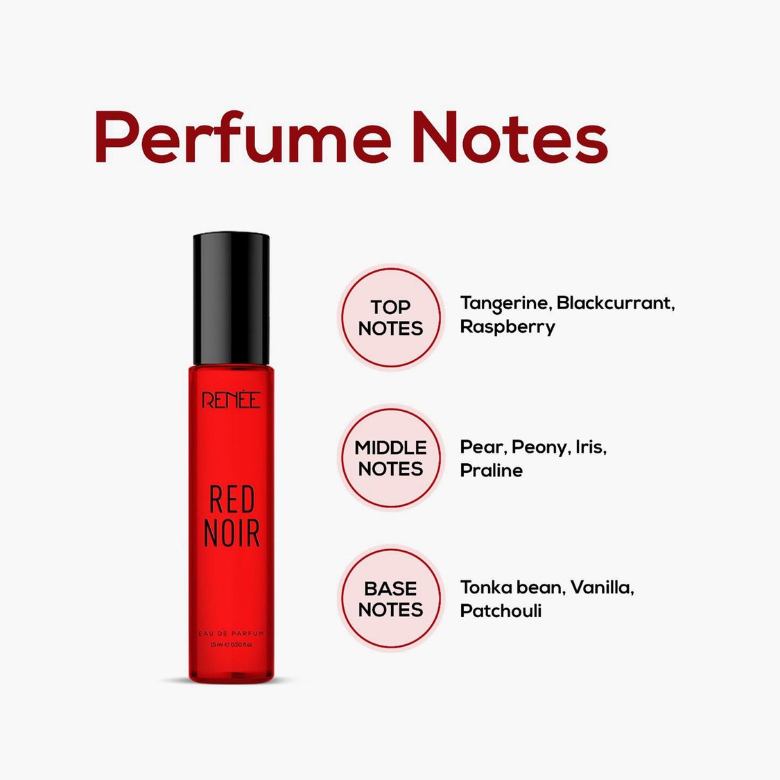 RENEE Red Noir Eau De Parfum - 15 ml