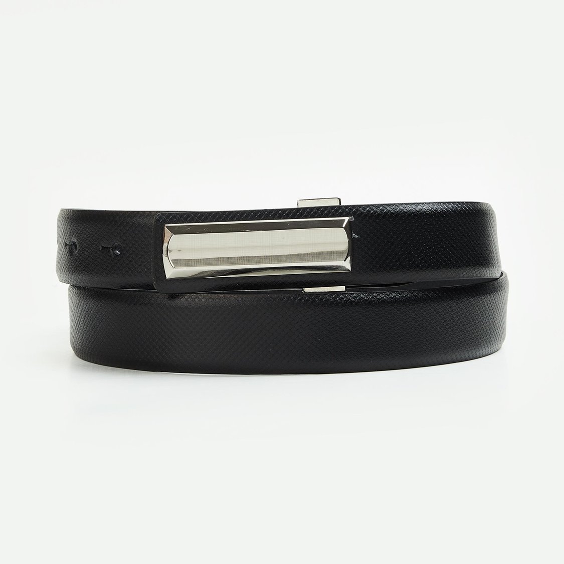 CODE Men Textured Leather Formal Belt