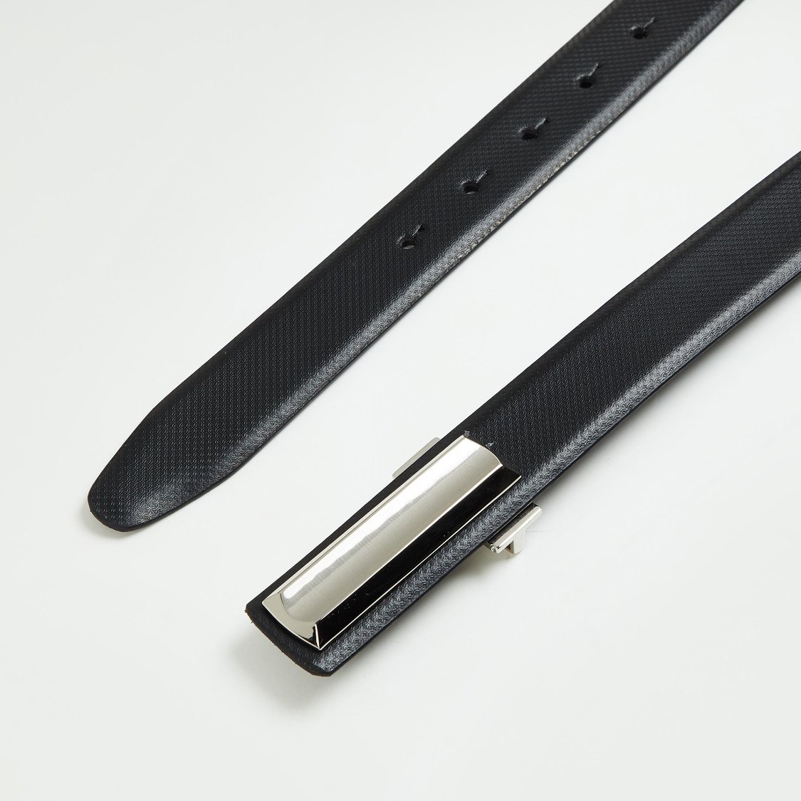 CODE Men Textured Leather Formal Belt