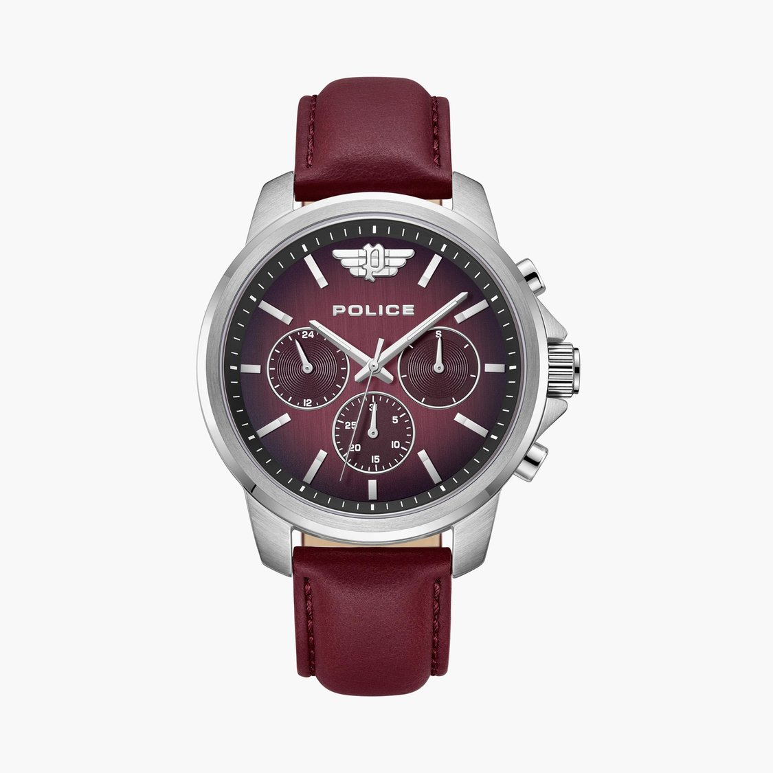 POLICE Men Chronograph Watch with Leather Strap - PLPEWJF0006302