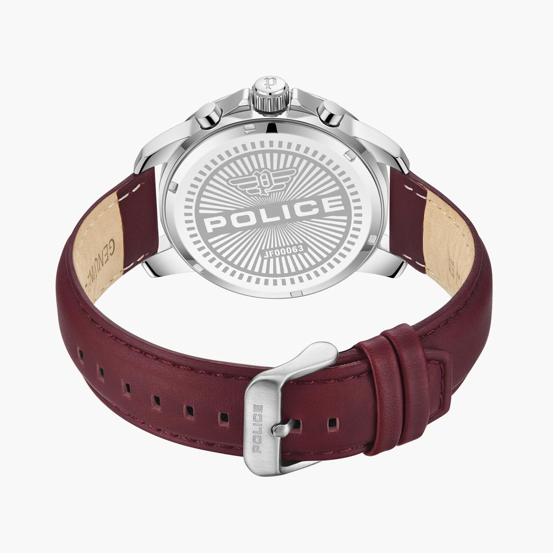 POLICE Men Chronograph Watch with Leather Strap - PLPEWJF0006302
