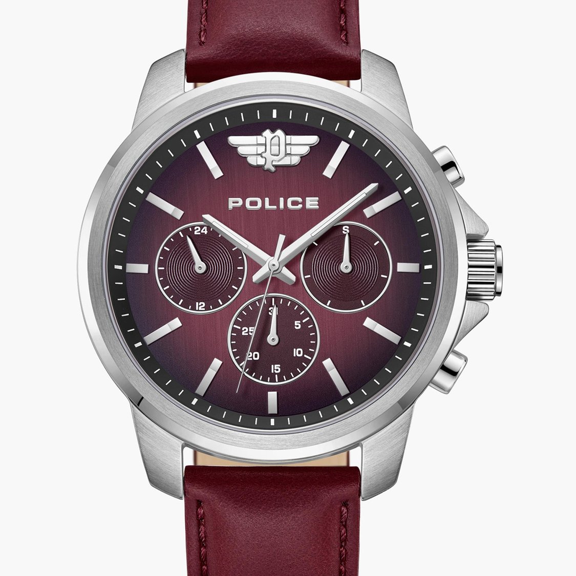 POLICE Men Chronograph Watch with Leather Strap - PLPEWJF0006302