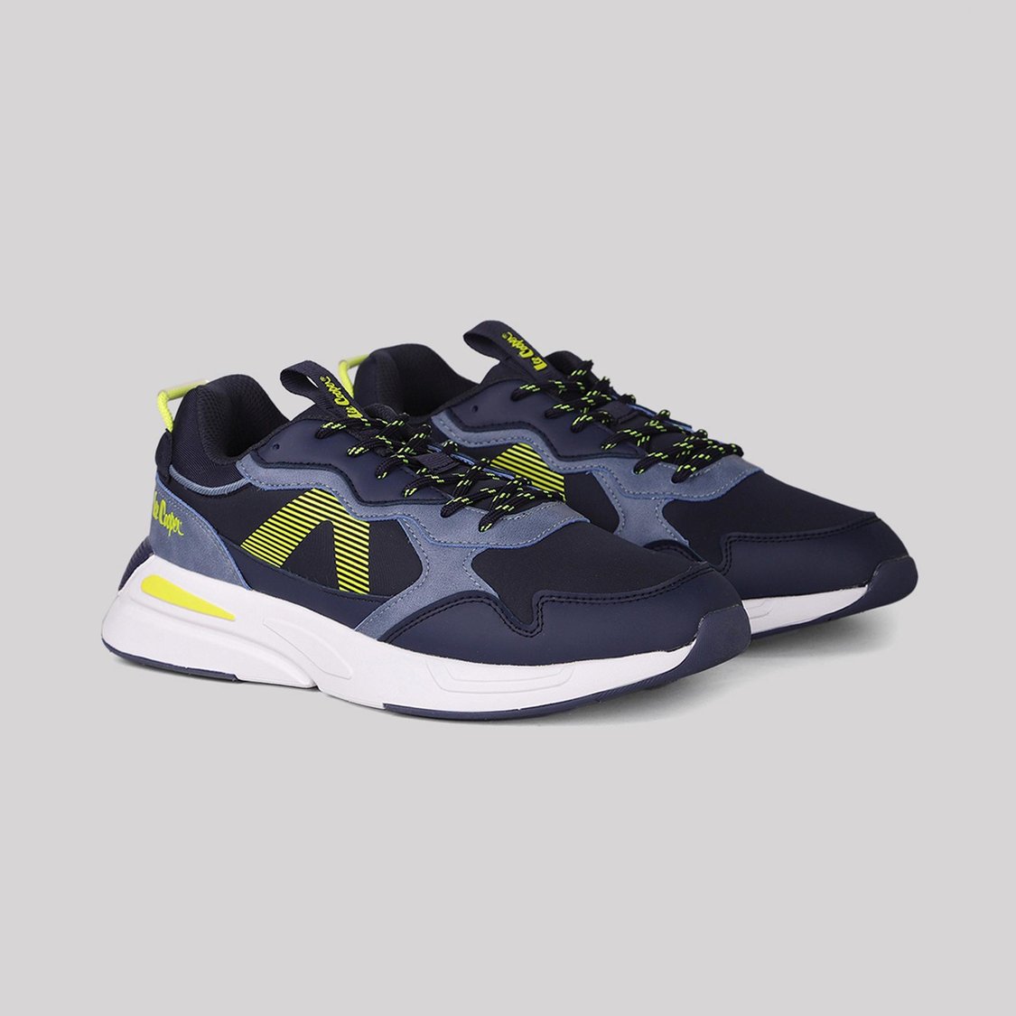 LEE COOPER Men Colourblocked Lace-Up Sneakers