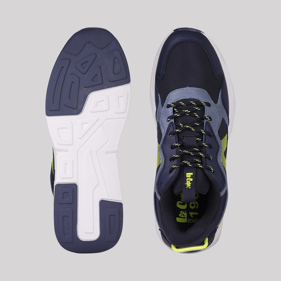 LEE COOPER Men Colourblocked Lace-Up Sneakers