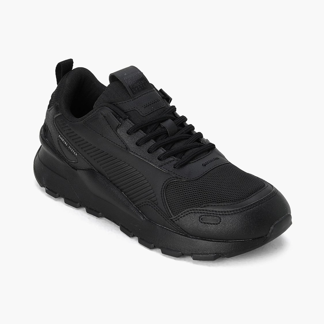PUMA Men Solid Mesh-Paneled Lace-Up Shoes