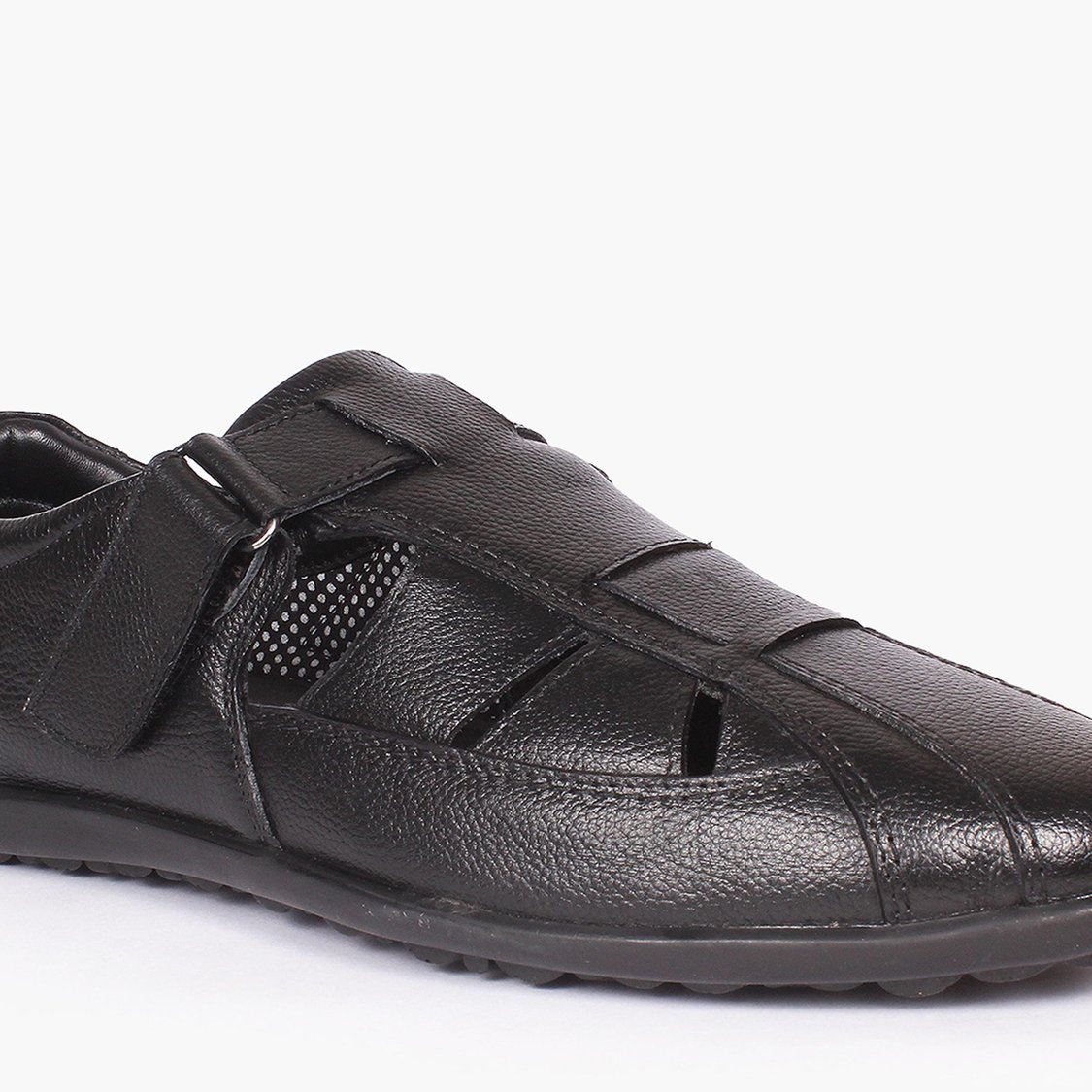 LEE COOPER Men Solid Sandals with Velcro Strap