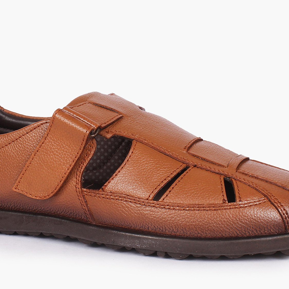LEE COOPER Men Solid Sandals with Velcro Strap