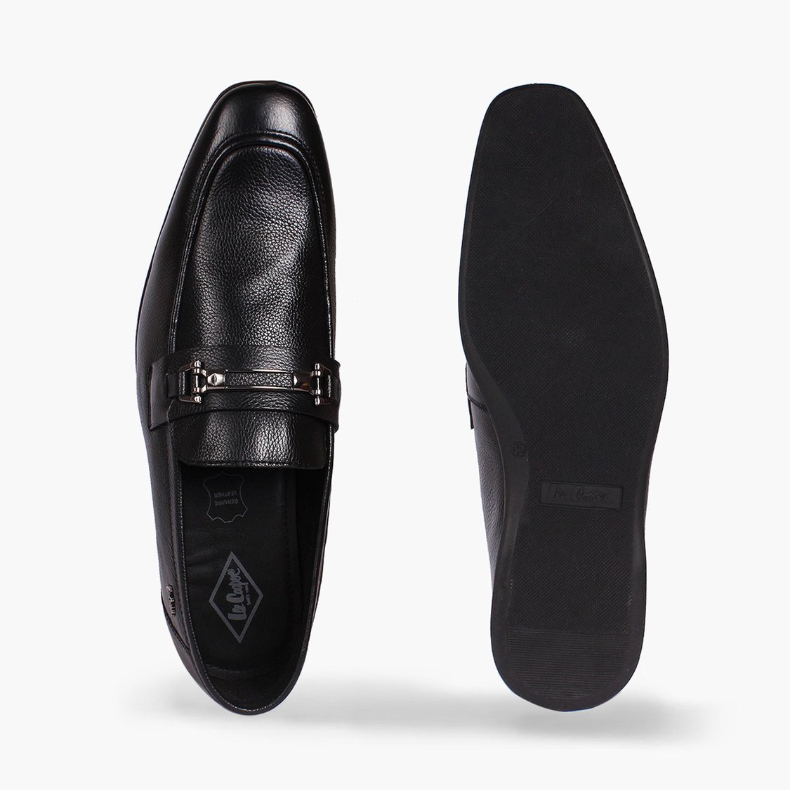 LEE COOPER Men Solid Leather Loafers