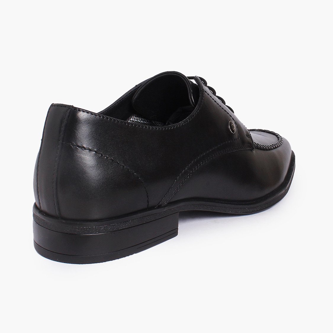 LEE COOPER Men Solid Leather Derby Shoes