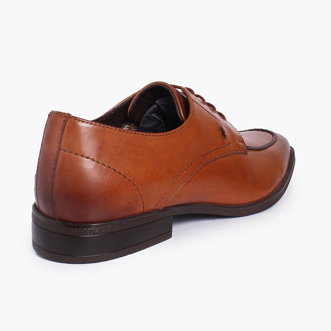LEE COOPER Men Solid Leather Derby Shoes