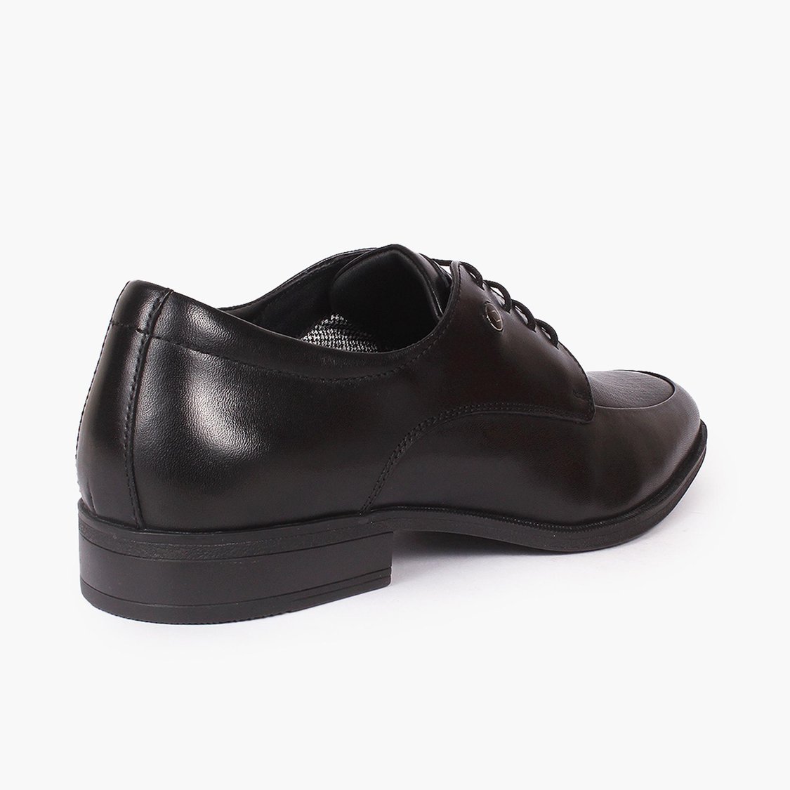 LEE COOPER Men Solid Leather Formal Derbys