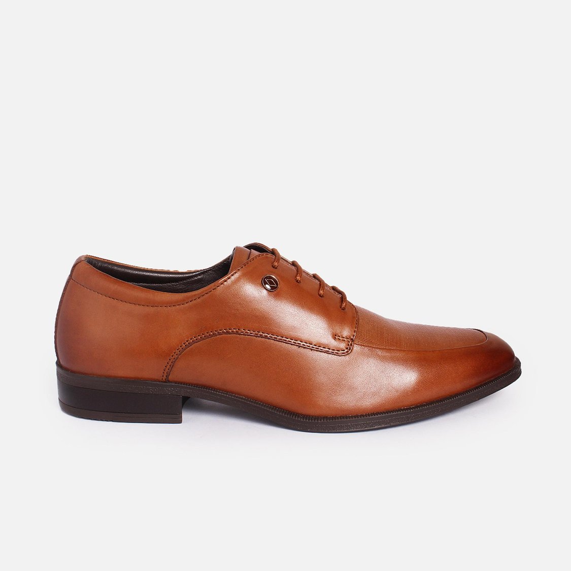 LEE COOPER Men Solid Leather Formal Derbys