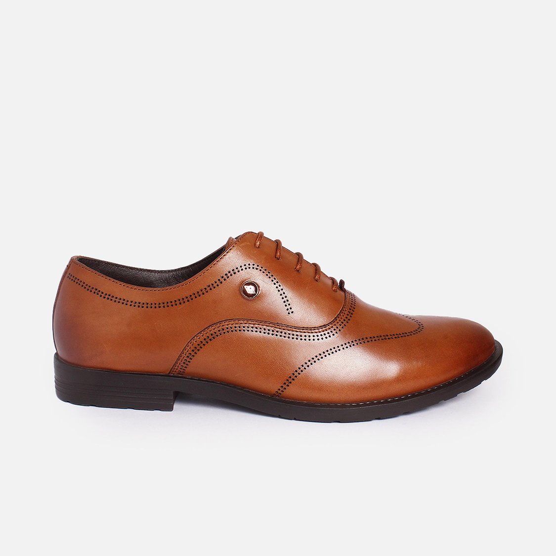 LEE COOPER Men Solid Lace-Up Leather Formal Shoes
