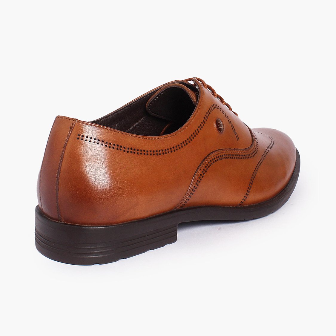 LEE COOPER Men Solid Lace-Up Leather Formal Shoes
