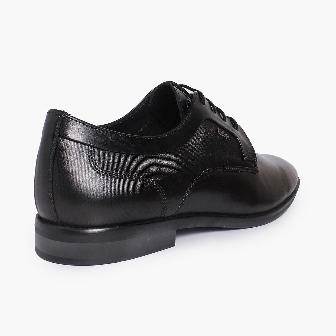 LEE COOPER Men Solid Leather Formal Derbys