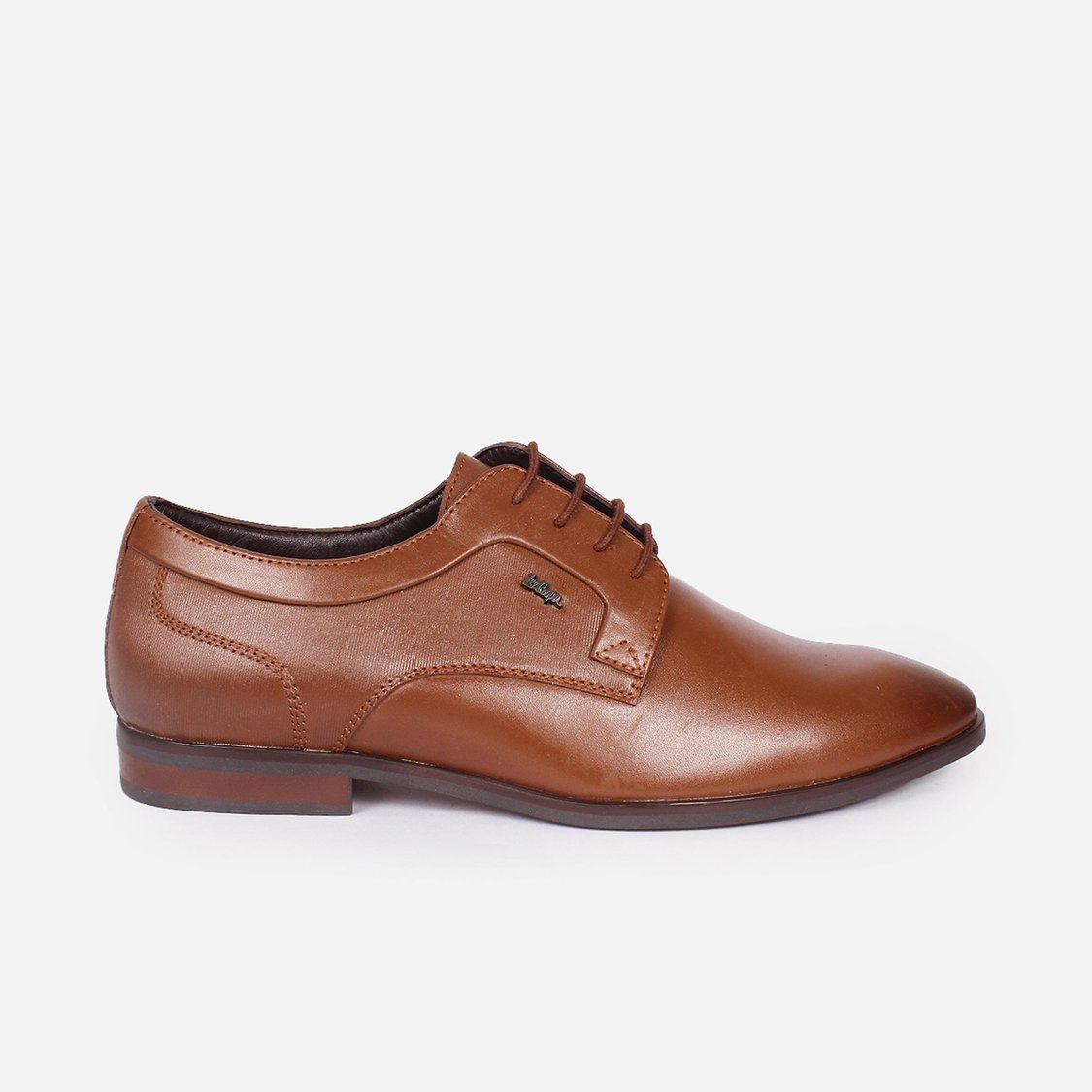 LEE COOPER Men Solid Leather Formal Derbys