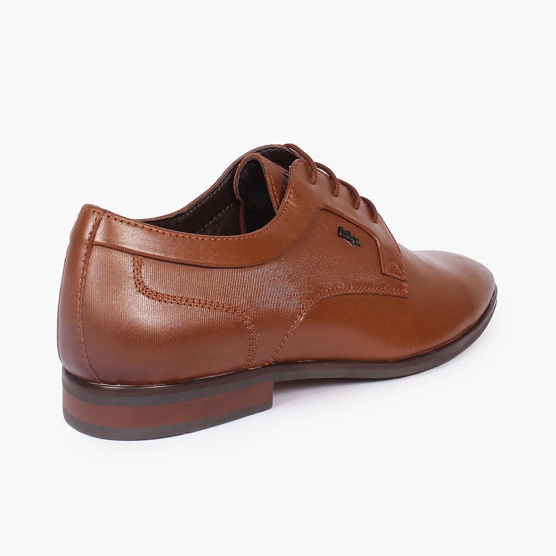 LEE COOPER Men Solid Leather Formal Derbys