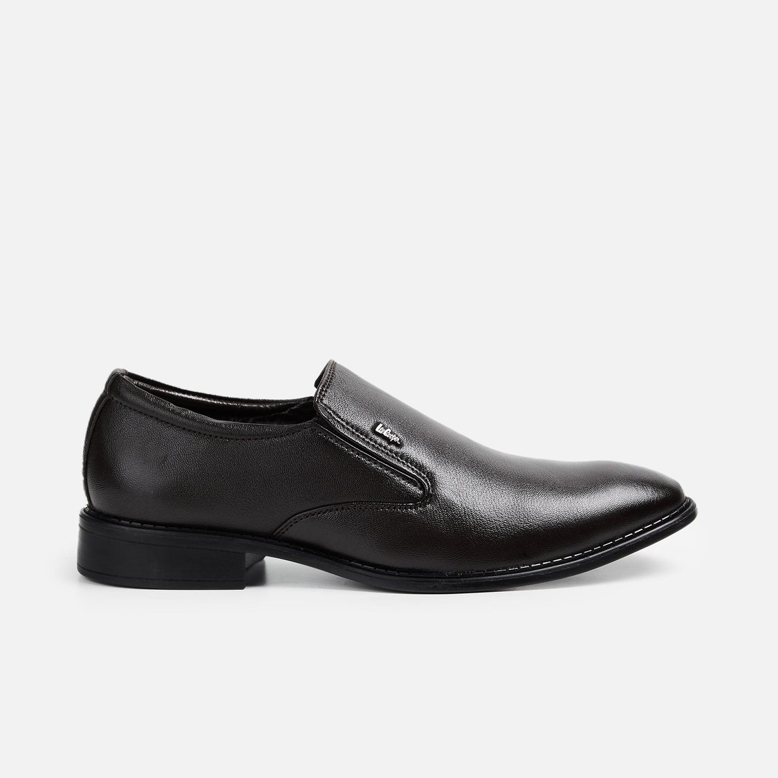 Buy LEE COOPER Men Solid Leather Slip-On Shoes from Lee Cooper at