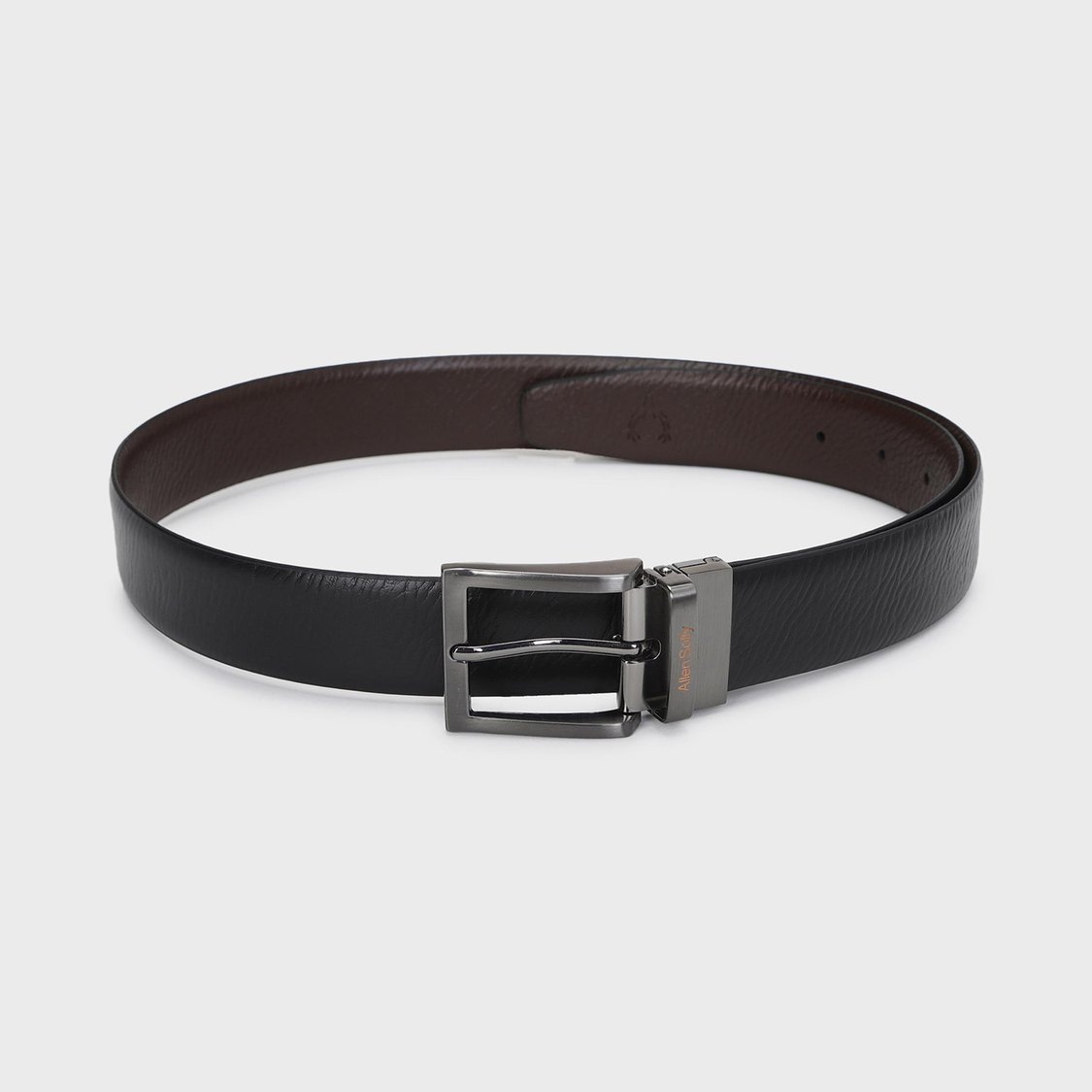 ALLEN SOLLY Men Textured Reversible Formal Belt