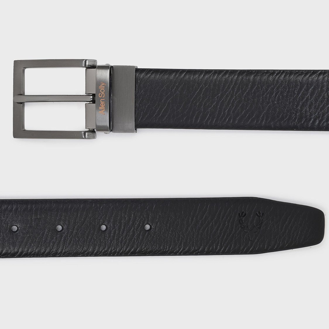 ALLEN SOLLY Men Textured Reversible Formal Belt