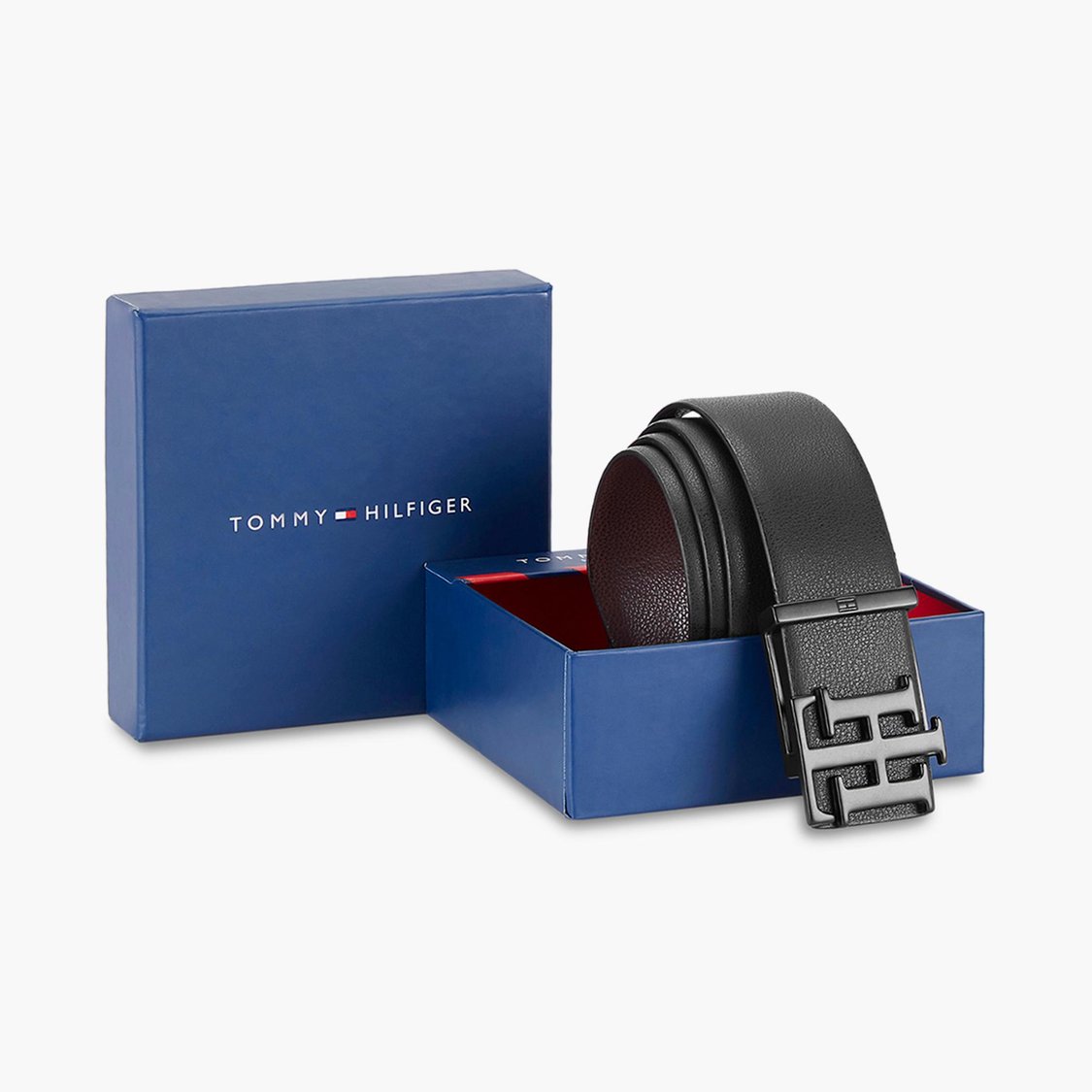 TOMMY HILFIGER Men Textured Reversible Casual Belt