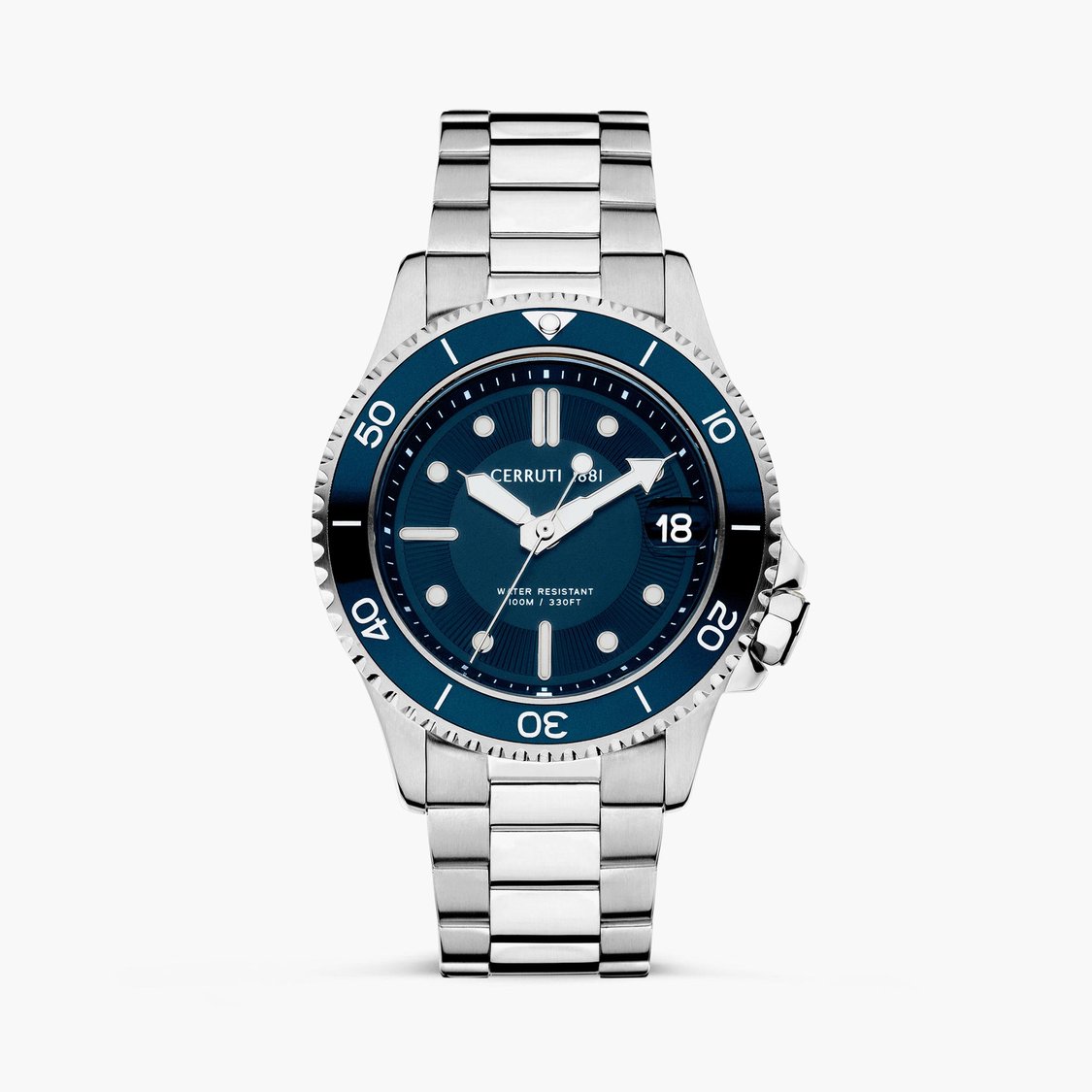 CERRUTI 1881 Pesaro Men Analog Watch with Stainless Steel Strap - CECIWGH2224205W